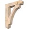 Ekena Millwork Legacy Arts and Crafts Smooth Bracket w/ Offset Brace, Douglas Fir, 7 1/2"W x 34"D x 40"H BKT0806X34X40LEC03SDF - alternate 1